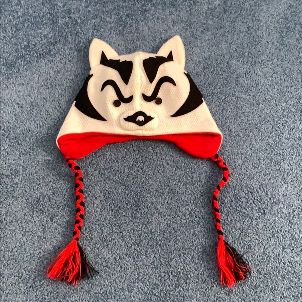 💗Never worn Wisconsin knit badger hat